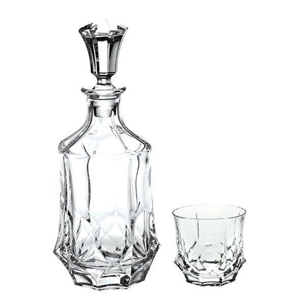 Комплект 6 чаши + бутилка Soho - Crystal Bohemia